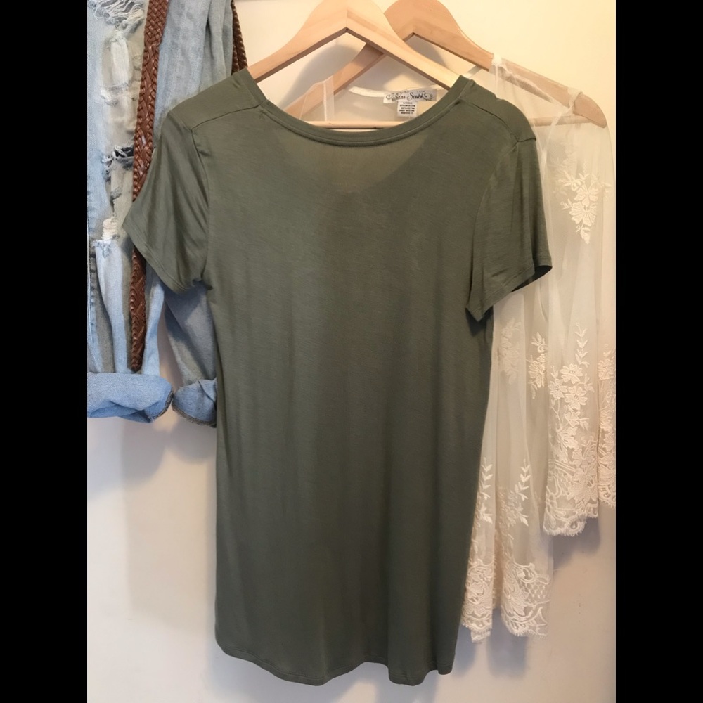Coachella Valley Graphic Tee Olive Sz Small - Picture 3 of 6